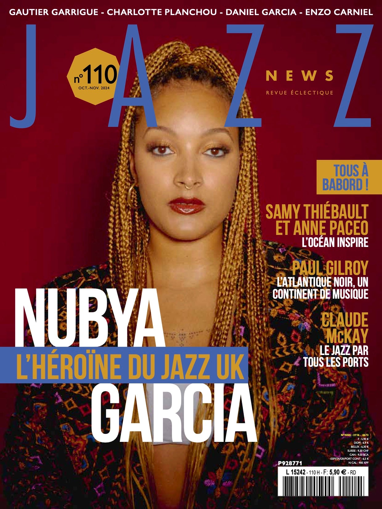 110 Jazz News - Octobre Novembre 2024 - Nubya Garcia