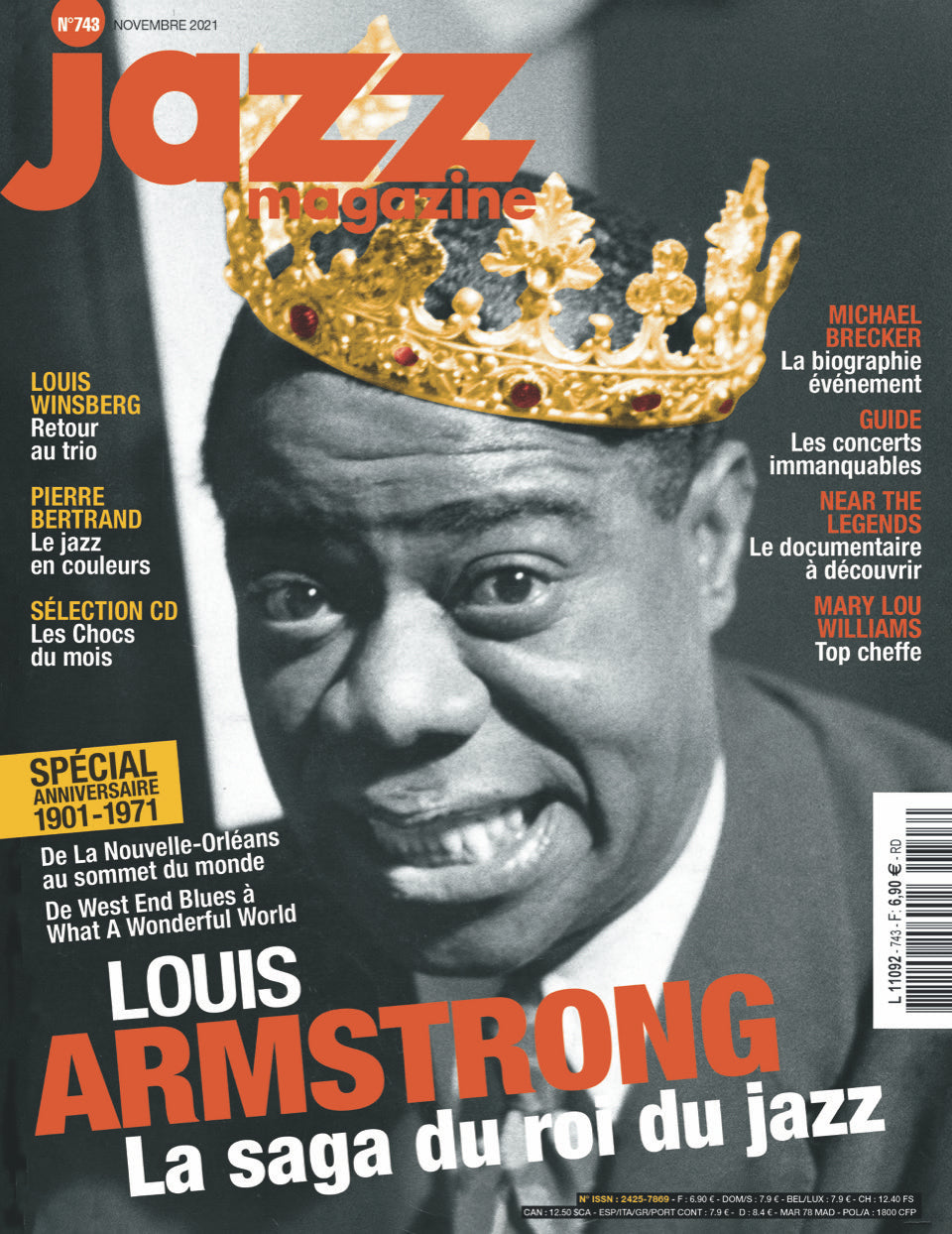 743 Jazz Magazine – Novembre 2021 – From be-bop to hip-hop