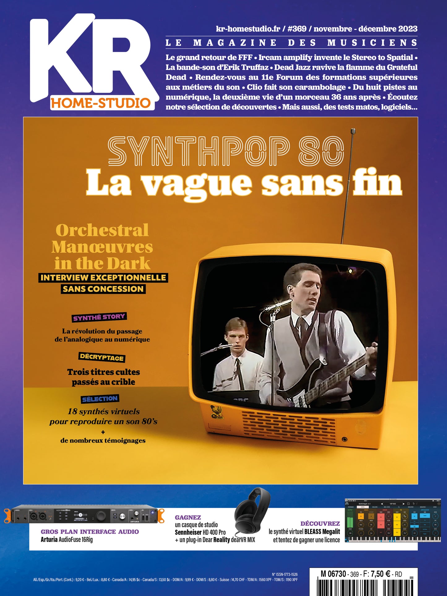 369 KR - Novembre Décembre 2023 - Synth Pop