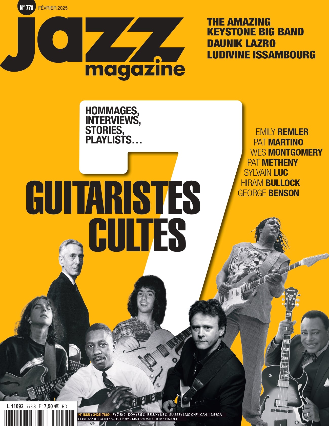 778 Jazz Magazine - Février 2025 - 7 guitaristes cultes
