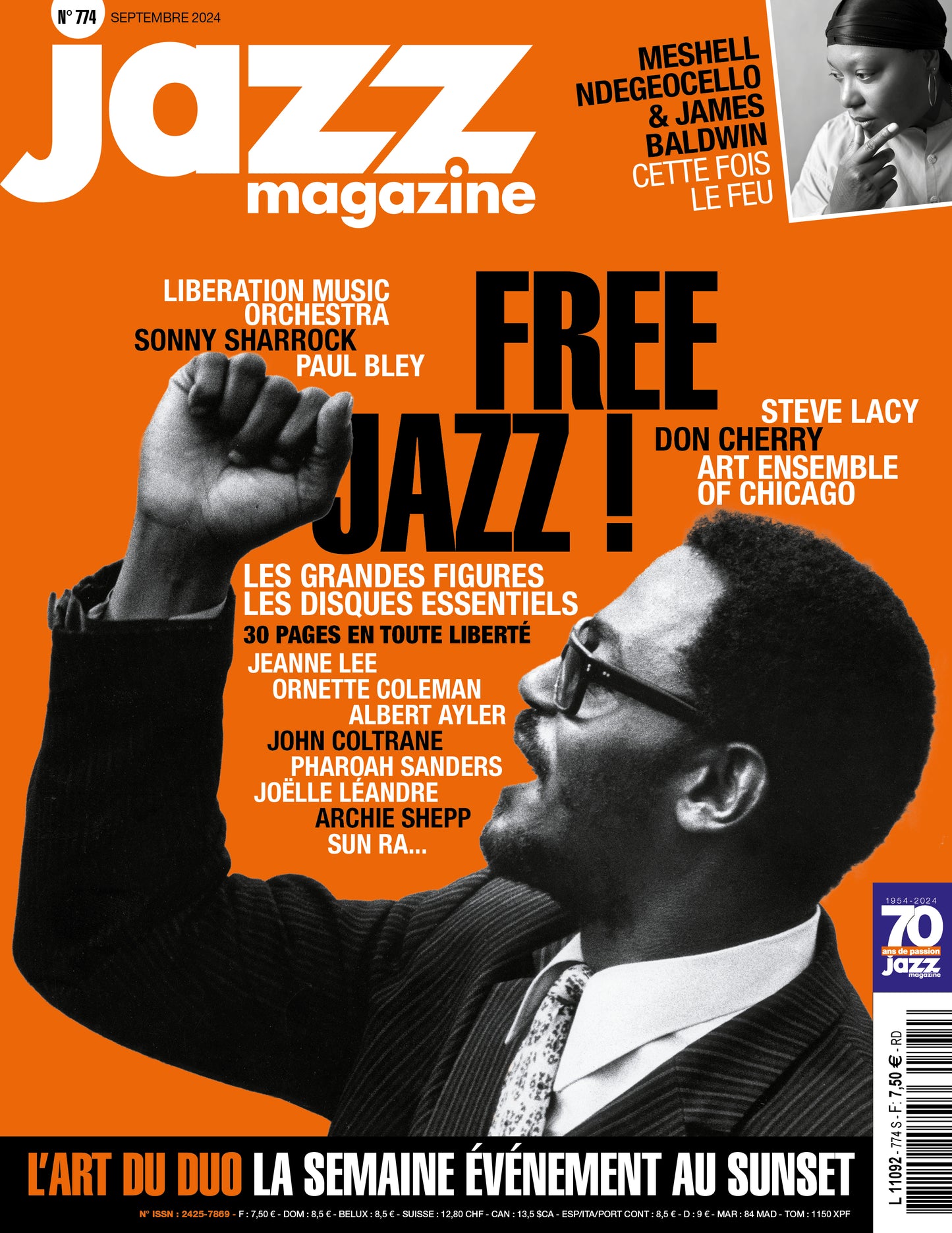 774 Jazz Magazine - Septembre 2024 - Free Jazz