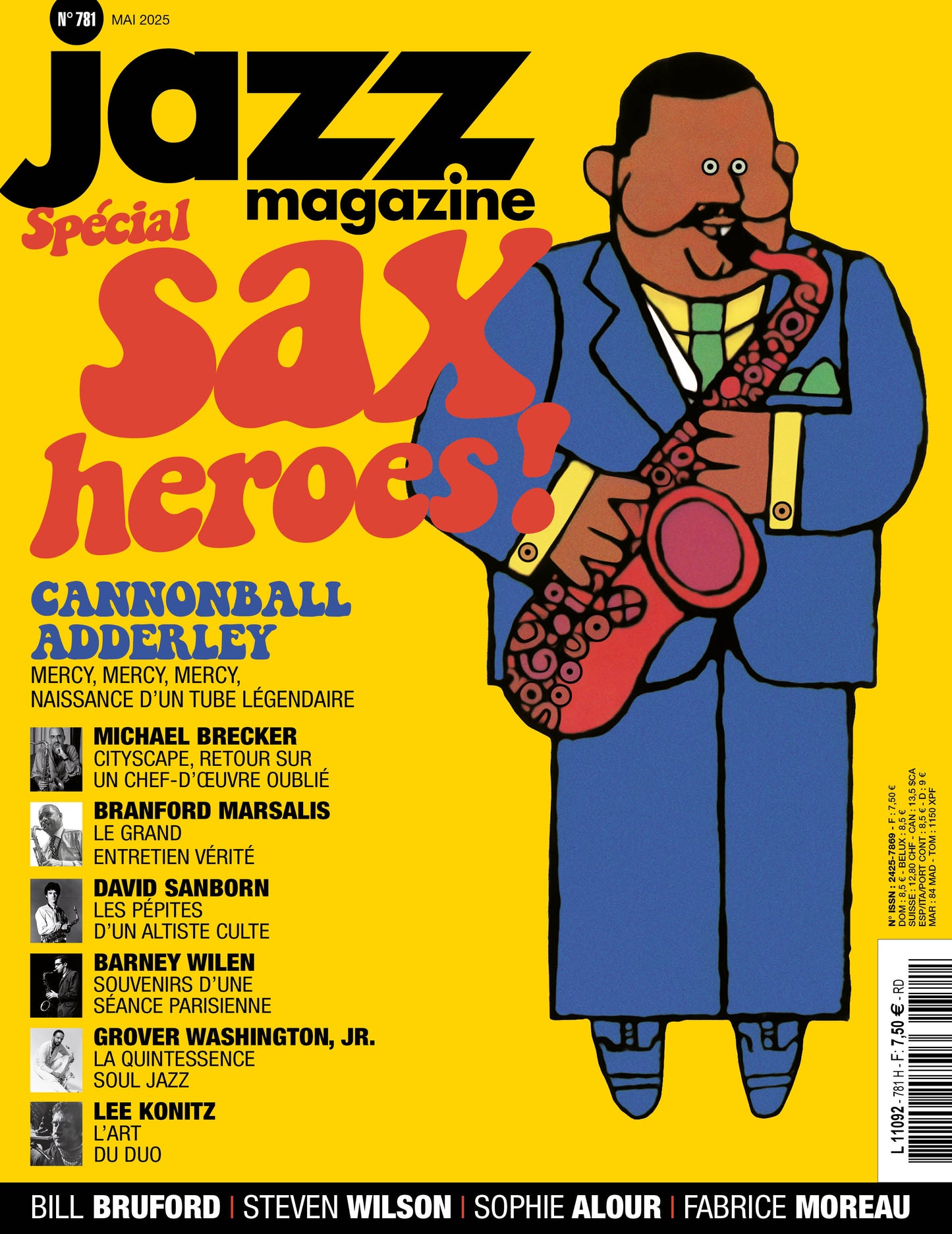 781 Jazz Magazine - Mai 2025 - Sept Sax Heroes