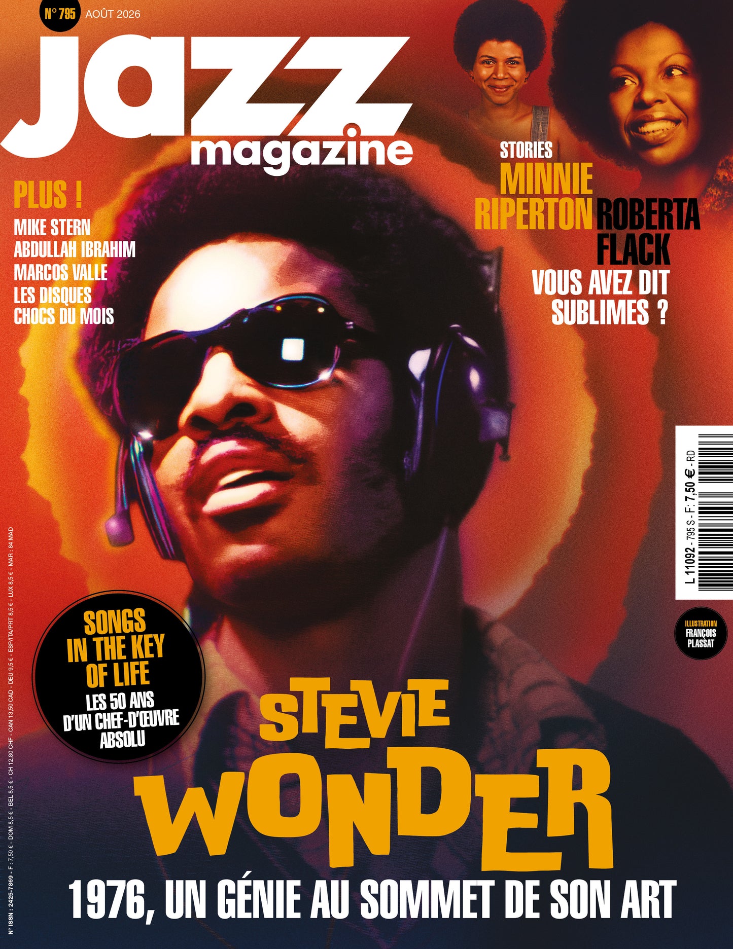 795 Jazz Magazine - Août 2026 - Stevie Wonder 1976