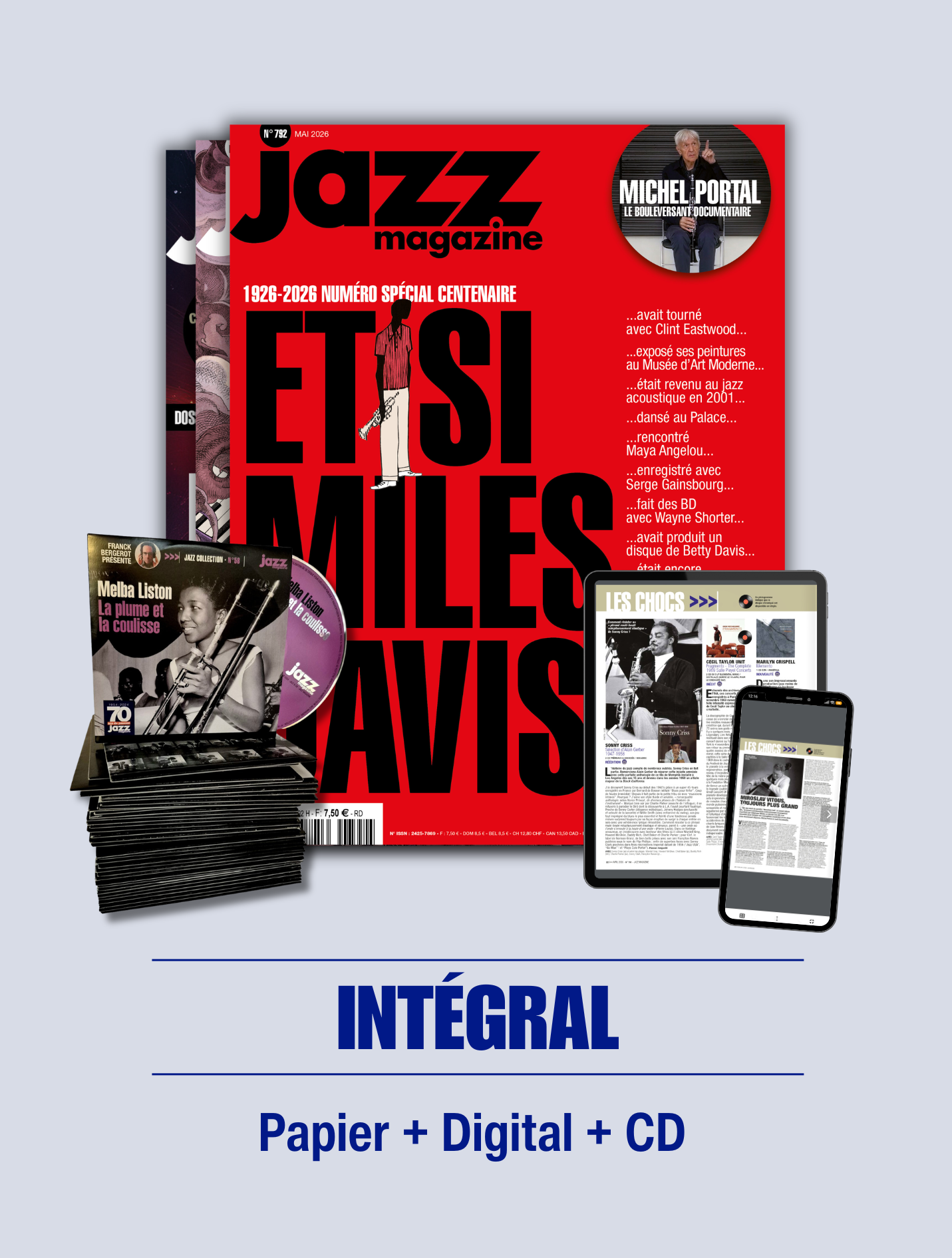 Abonnement INTÉGRAL (Papier + digital + CD)