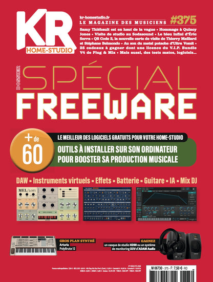 KR 375 - Novembre Décembre 2024 - + de 60 freewares pour son home-studio