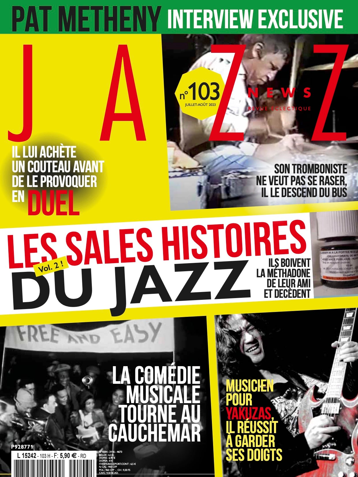 103 Jazz News - Juillet Août 2023 - Les sales histoires du jazz