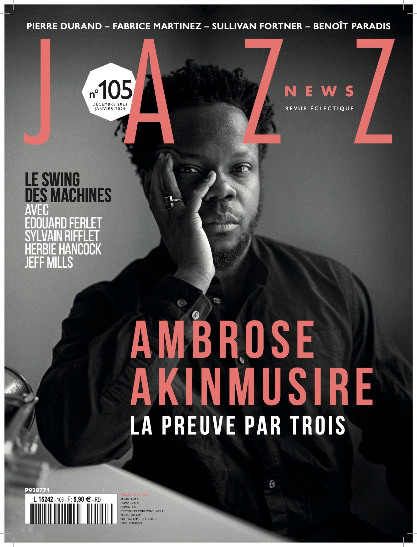 105 Jazz News - Décembre 2023 Janvier 2024 - Ambrose Akinmusire