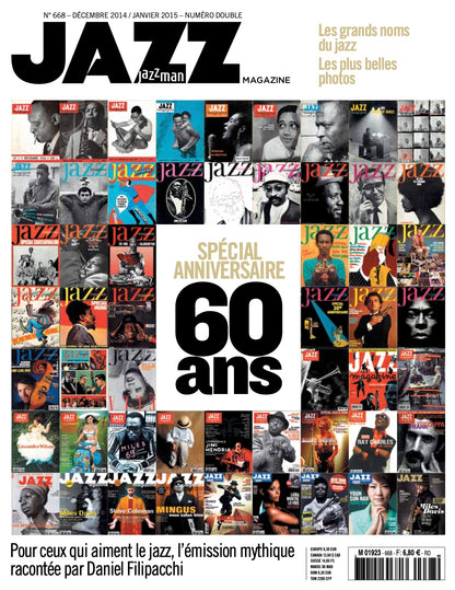 Jazz Magazine 1 an - 11 numéros + 1 hors-série + 3 numéros collectors offerts