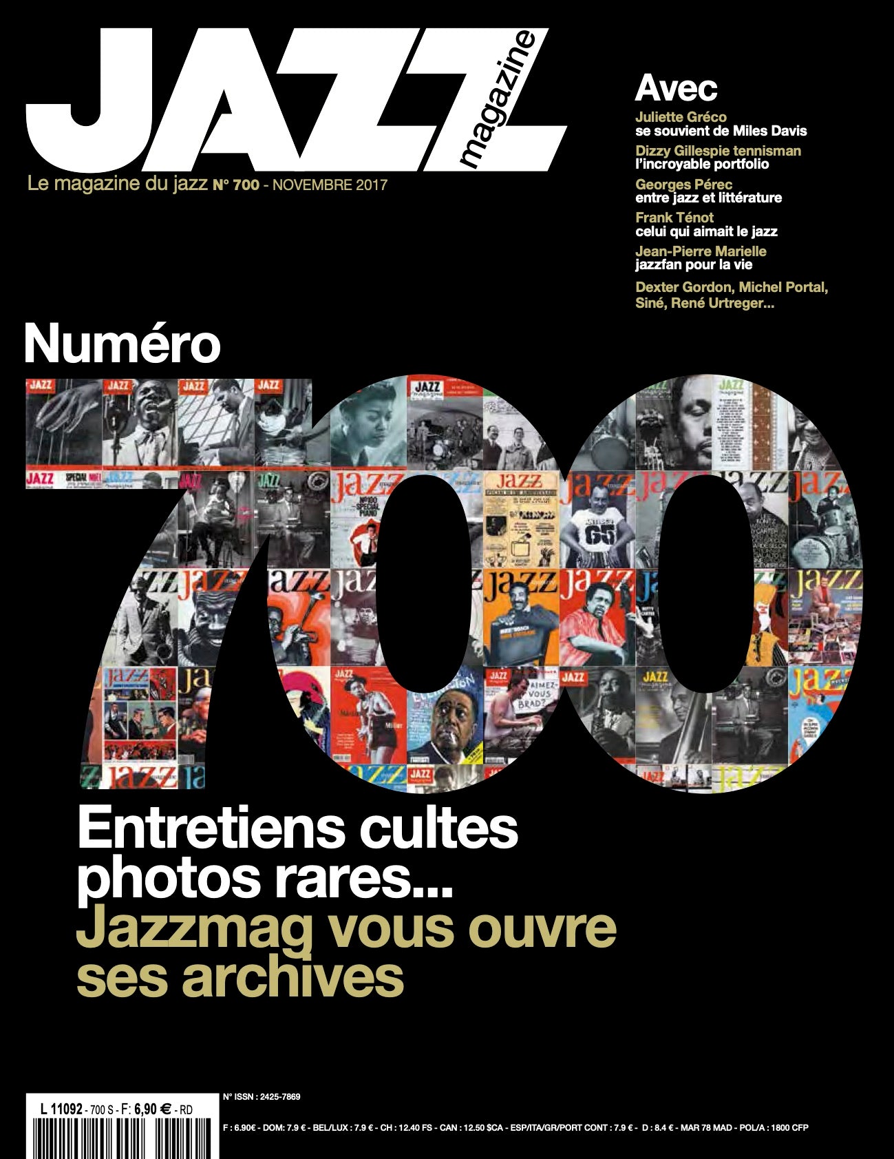 Jazz Magazine 1 an - 11 numéros + 1 hors-série + 3 numéros collectors offerts