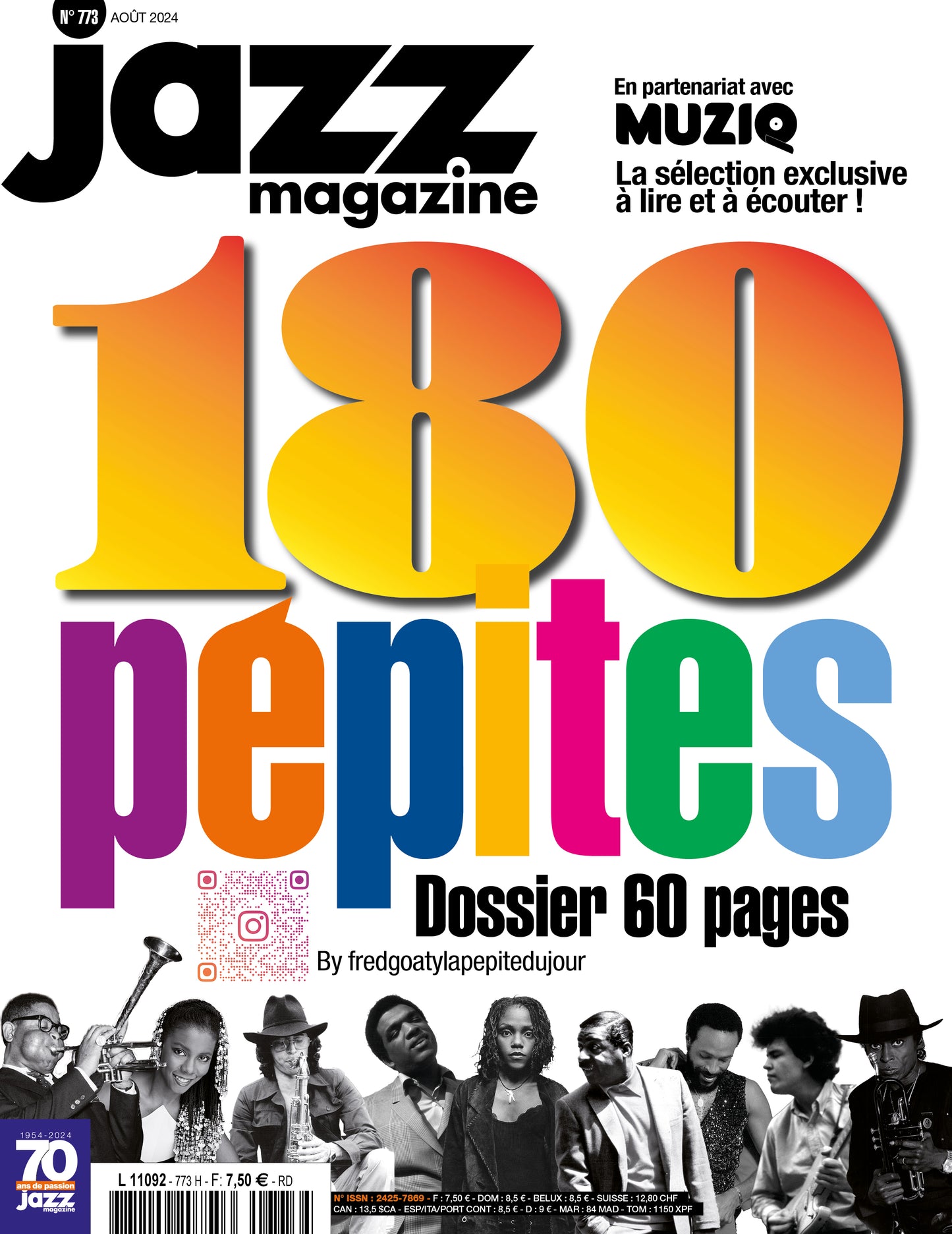 773 Jazz Magazine - Août 2024 - 180 Pépites