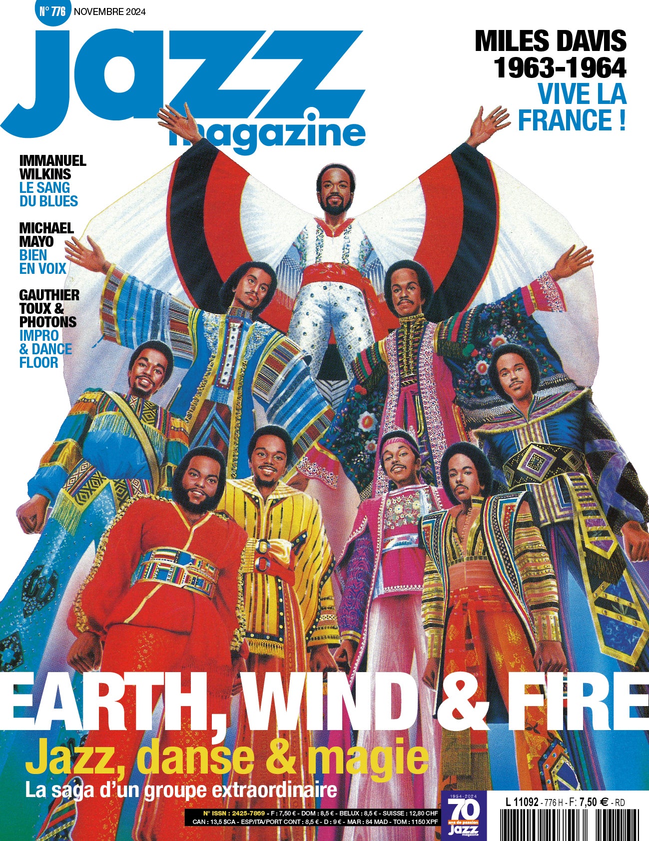 776 Jazz Magazine - Novembre 2024 - Earth Wind & Fire