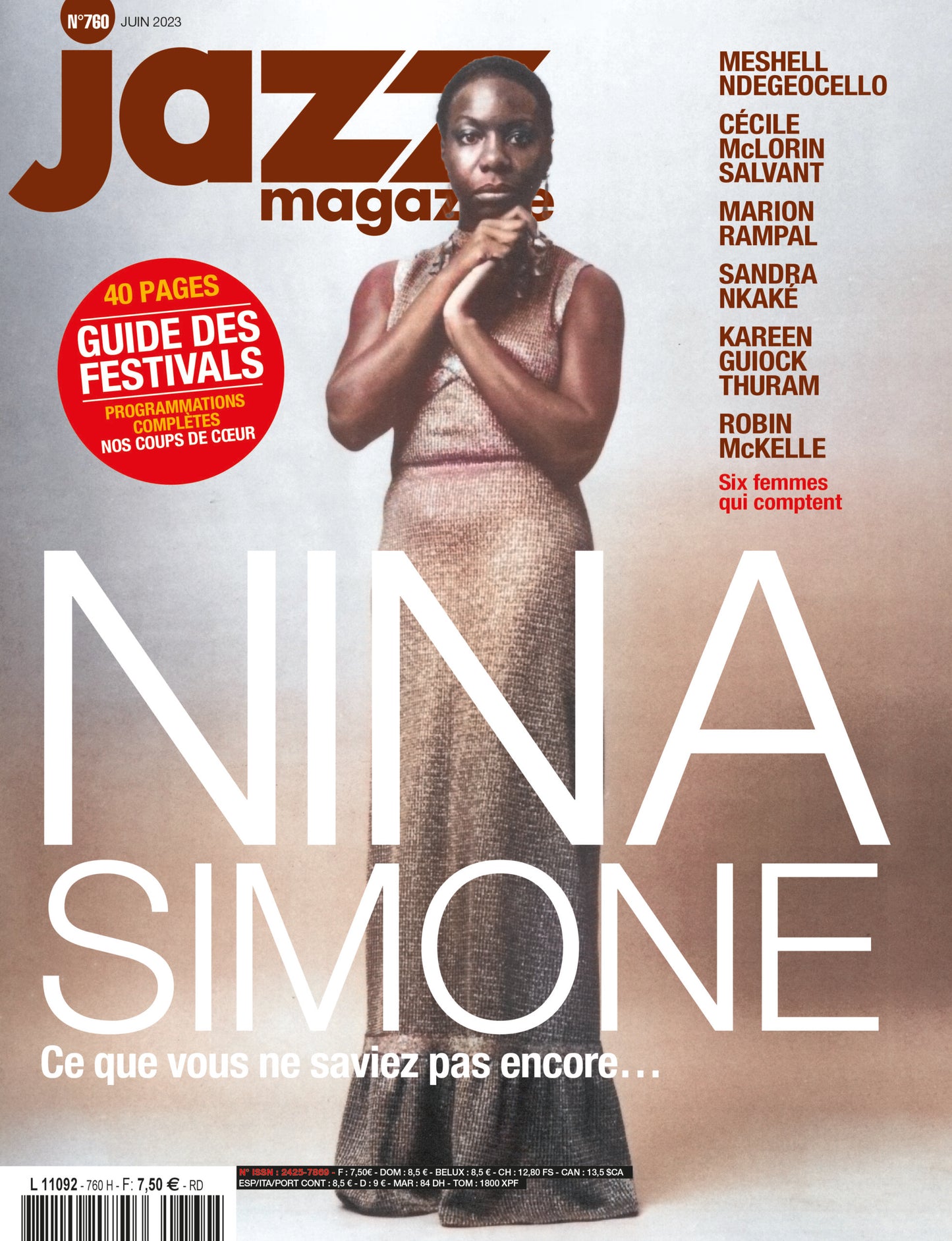 760 Jazz Magazine - Juin 2023 - Nina Simone