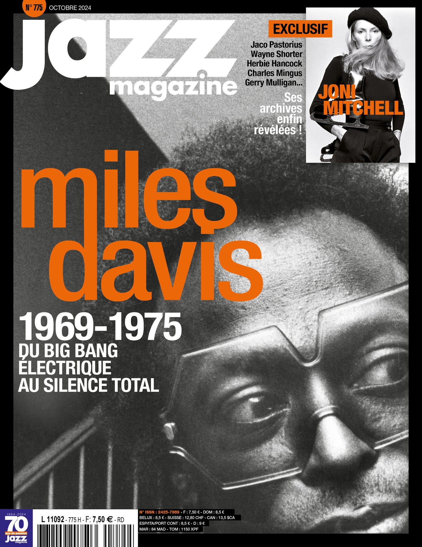 775 Jazz Magazine - Octobre 2024 - Miles Davis 1969 - 1975