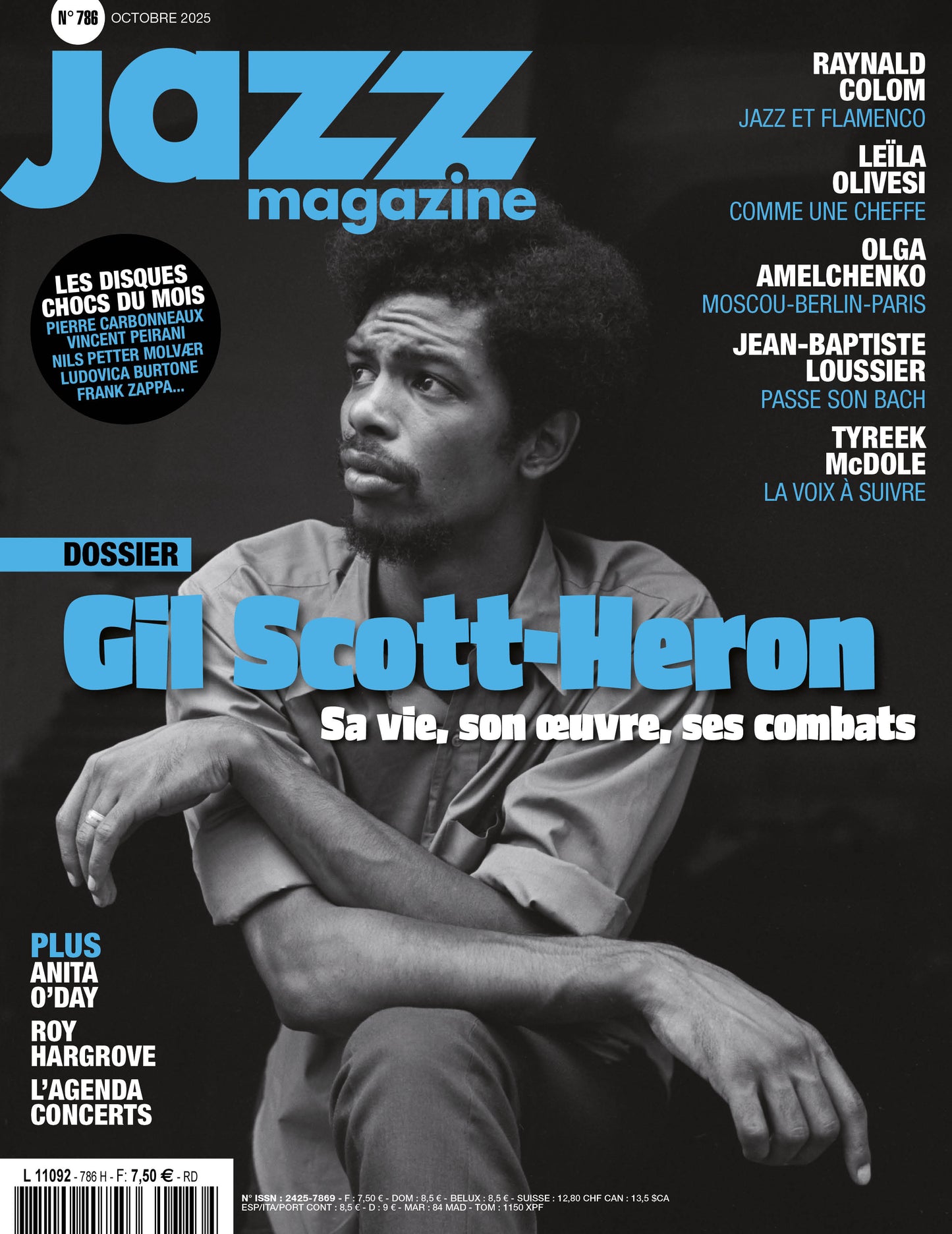 786 Jazz Magazine - octobre 2025 - Gil Scott-Heron