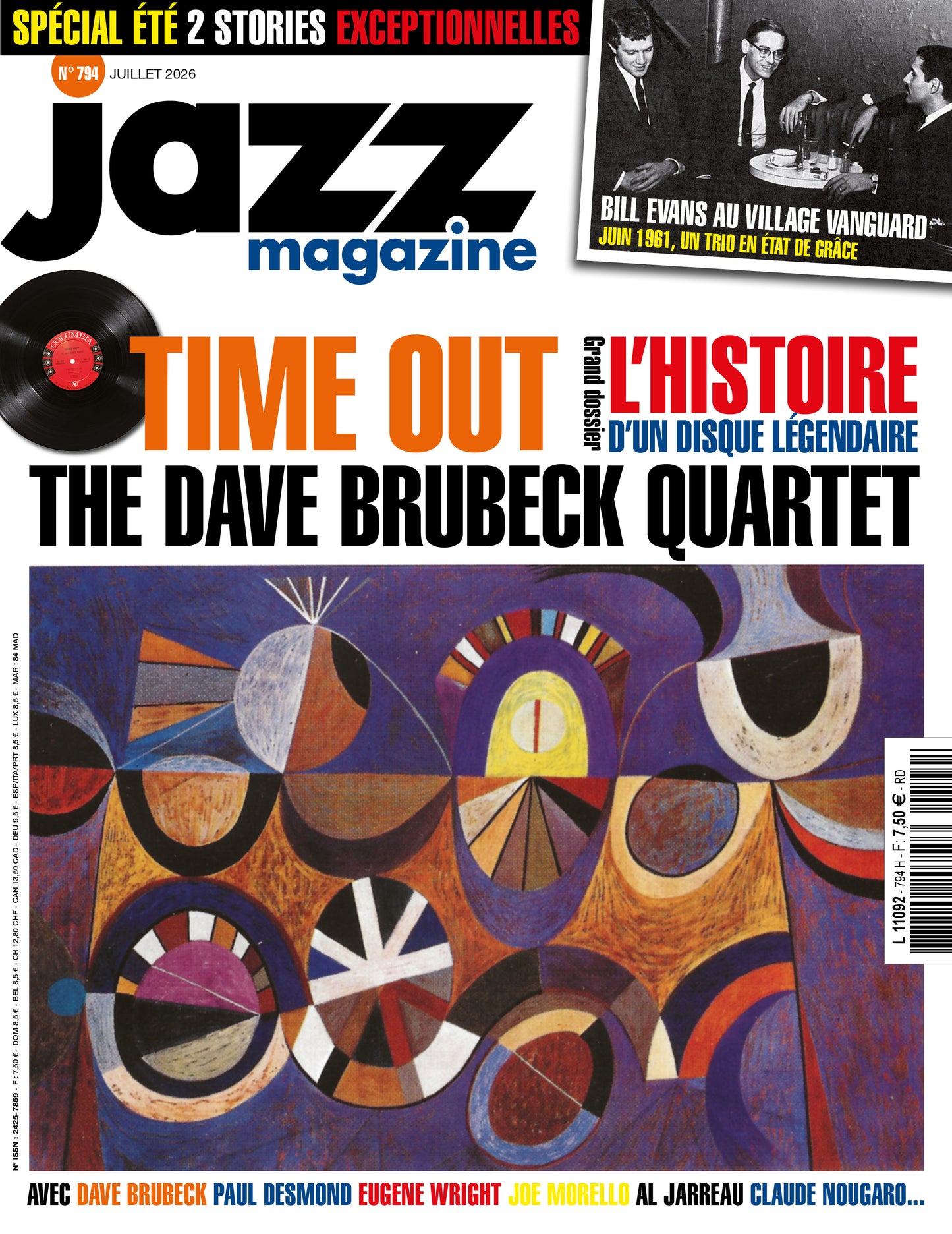 794 Jazz Magazine - Juillet 2026 - Time Out de Dave Brubeck Quartet