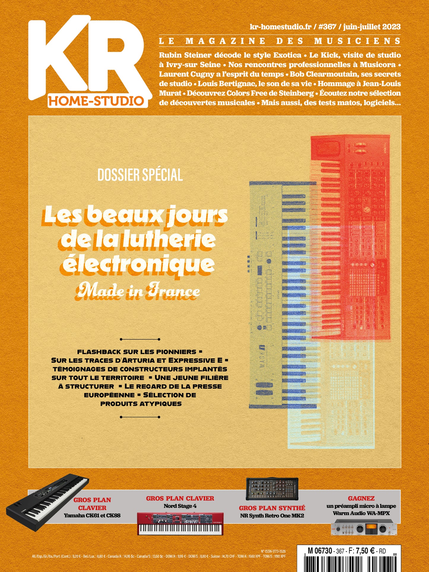 367 KR - Juin Juillet 2023 - La lutherie électronique française