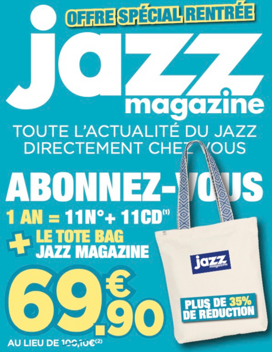 Offre n°785 (septembre) - 11 mois + 11 CD + le Tote Bag offert